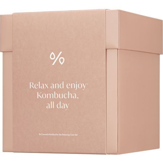 Веганский набор с экстрактом комбучи и черного чая Dr.Ceuracle Vegan Kombucha Tea Relaxing Care Set, 3 в 1 14862 фото