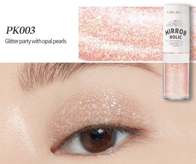 Жидкие тени-глиттер для век Etude House Mirror Holic Liquid Eyes (#PK003 Bubble Pool Party) 09739 фото