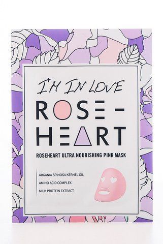Поживна тканинна маска для обличчя Roseheart Ultra Nourishing Pink Mask 10673 фото