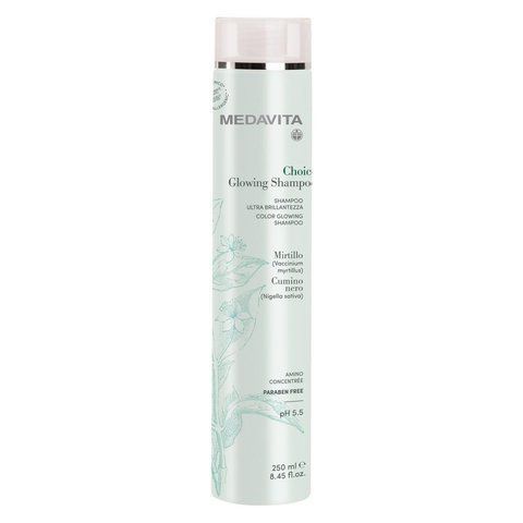 Шампунь питательный для блеска волос Medavita CHOICE GLOWING Shampoo 02903 фото
