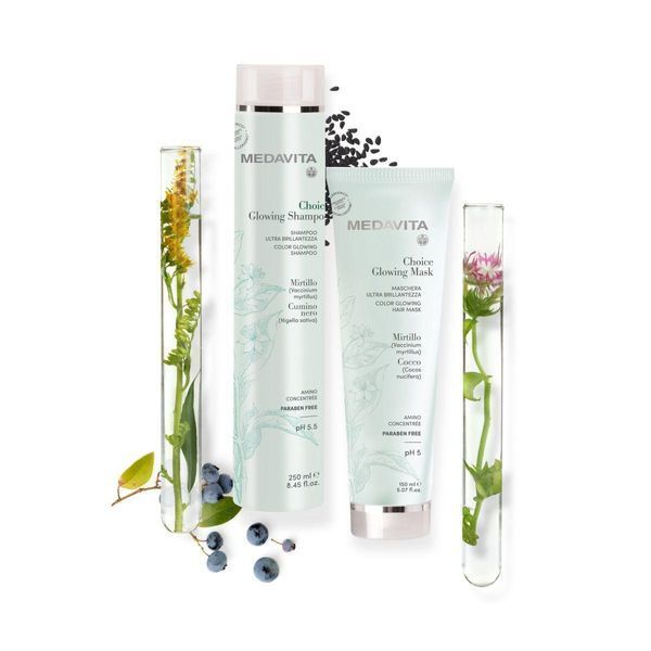 Шампунь живильний для блиску волосся Medavita CHOICE GLOWING Shampoo 02903 фото
