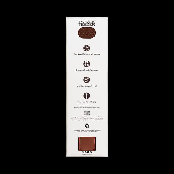 Гребінець для волосся Tangle Teezer The Ultimate Detangler Chrome Chocolate Bronze 13824 фото