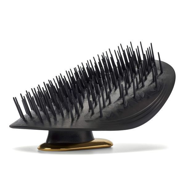 Щетка для волос черная Manta Brush Black Gold 12002 фото